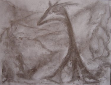 Painting titled "Girafe" by Jéromine, Original Artwork