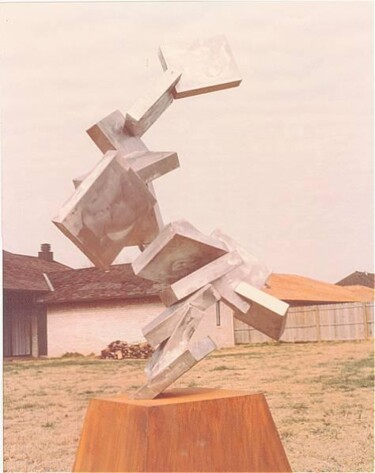 Scultura intitolato "Falling Together" da Jerry Sanders, Opera d'arte originale