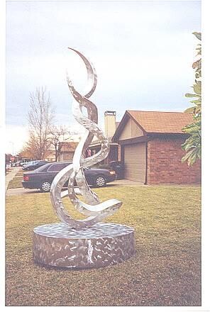 Sculpture titled "Intertwined III" by Jerry Sanders, Original Artwork