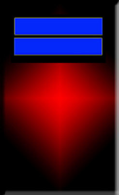 Digital Arts titled "2 blue Bars in a Re…" by Jerry, Original Artwork, Digital Painting