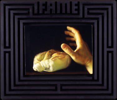 Pittura intitolato "Fame" da Gustavo Palumbo (Jervé), Opera d'arte originale, Olio