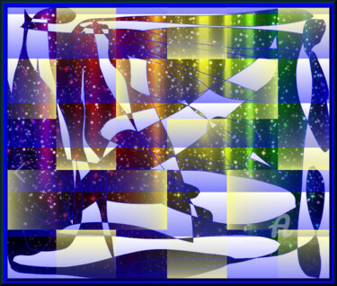Digitale Kunst mit dem Titel ""Temps de neige"" von Jess Wayar, Original-Kunstwerk, Andere