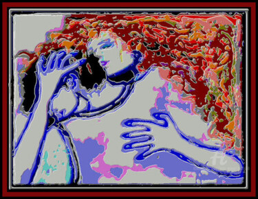 Arts numériques intitulée ""Love me too "" par Jess Wayar, Œuvre d'art originale