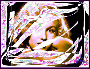 Arte digital titulada ""She for ever"" por Jess Wayar, Obra de arte original, Pintura Digital Montado en Bastidor de camilla…