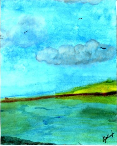 Painting titled "August I" by Jessalynn Coolbaugh, Original Artwork