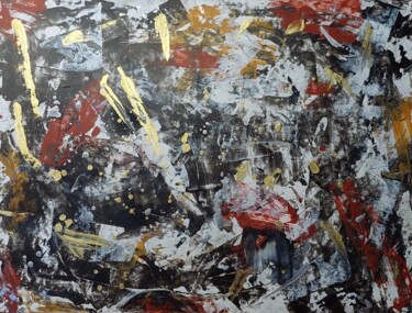 Pintura intitulada "A moment of caos" por Jessica Altera, Obras de arte originais, Acrílico