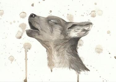 「Wild life -02- litt…」というタイトルの絵画 Jessica Alteraによって, オリジナルのアートワーク, 水彩画