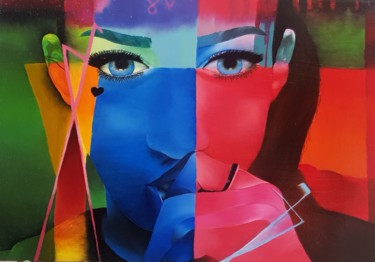 Pintura titulada "Tra occhi e anima" por Jessica Amoruso, Obra de arte original, Oleo