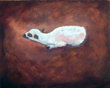 Painting titled "Lamb Brown" by Jessica Dunn, Original Artwork