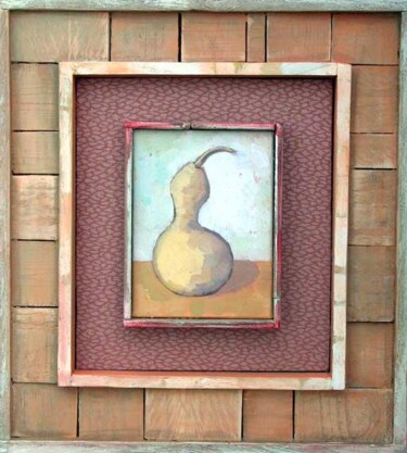 Painting titled "Gourd from Guadalix" by Jessica Dunn, Original Artwork