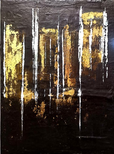 Painting titled "Oro" by Kayppe, Original Artwork, Acrylic