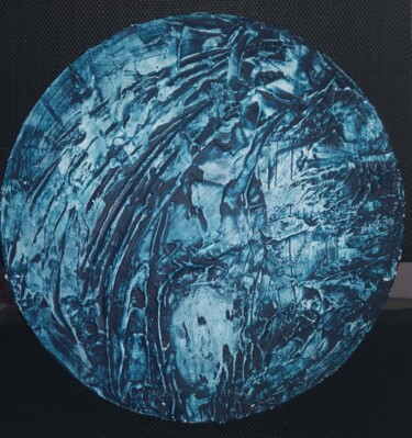 Картина под названием "Circle 17" - Kayppe, Подлинное произведение искусства, Акрил