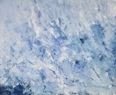 Pittura intitolato "Artic n°1" da Jessica Gobin, Opera d'arte originale, Olio Montato su Telaio per barella in legno