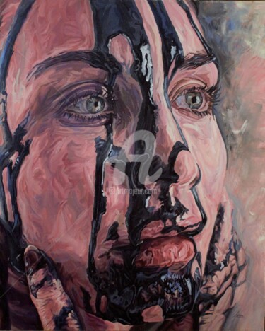 Картина под названием "Waste" - Jessica Gonpra, Подлинное произведение искусства, Акрил Установлен на Деревянная рама для но…