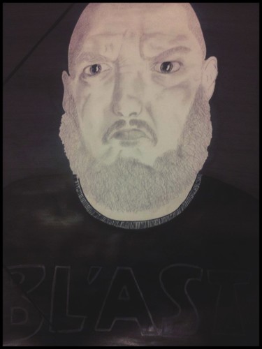 Drawing titled "Phil Anselmo" by Jessica M, Original Artwork