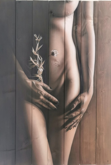 Peinture intitulée "Sensuality" par Jessica Renault, Œuvre d'art originale, Aérographe