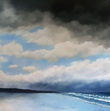 Peinture intitulée "Morning in Normandy" par Jessica Fleurentin, Œuvre d'art originale, Huile