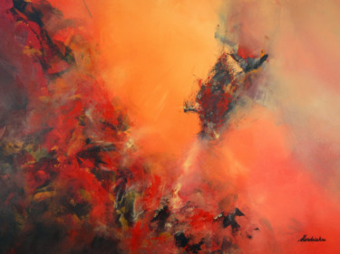 Painting titled "Apocalypse" by Jessica Hendrickx, Original Artwork, Acrylic