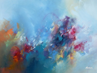 Malerei mit dem Titel "Brain Fog" von Jessica Hendrickx, Original-Kunstwerk, Acryl