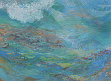 Painting titled "Snorkel View" by Jessie Moerk Nee Hogg, Original Artwork, Acrylic
