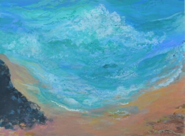 Pintura titulada "Sea Level Rising" por Jessie Moerk Nee Hogg, Obra de arte original, Acrílico