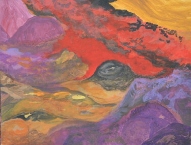 Peinture intitulée "Coming Forth" par Jessie Moerk Nee Hogg, Œuvre d'art originale, Acrylique