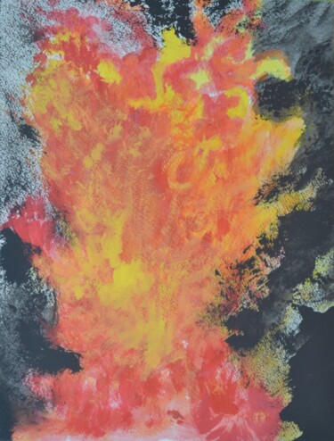 Pittura intitolato "Blast From Below" da Jessie Moerk Nee Hogg, Opera d'arte originale, Acrilico