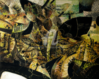 Peinture intitulée "Orgía Picassiana" par Jesús Lara Sotelo, Œuvre d'art originale, Huile