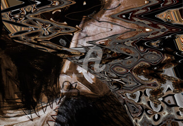 Цифровое искусство под названием "Black box II" - Jesús Lara Sotelo, Подлинное произведение искусства, Древесный уголь