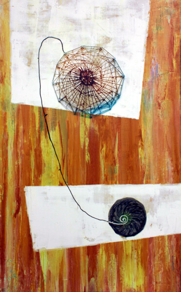 Malerei mit dem Titel "Cuaderno de viaje.…" von Jesus Tejedor, Original-Kunstwerk, Acryl Auf Keilrahmen aus Holz montiert