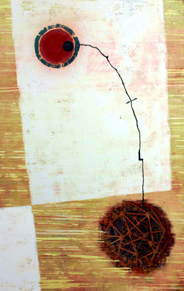Painting titled "Cuaderno de viaje.…" by Jesus Tejedor, Original Artwork, Acrylic Mounted on Wood Stretcher frame