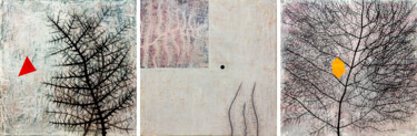 Pintura titulada "Campo de espinas A" por Jesus Tejedor, Obra de arte original, Acrílico Montado en Bastidor de camilla de m…