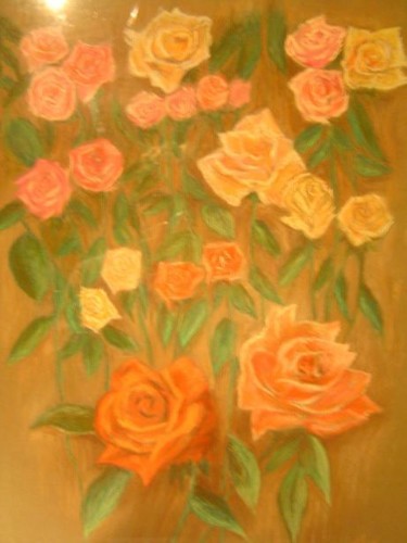 Pintura titulada "ROSES" por Cordon Nieves Jesus, Obra de arte original