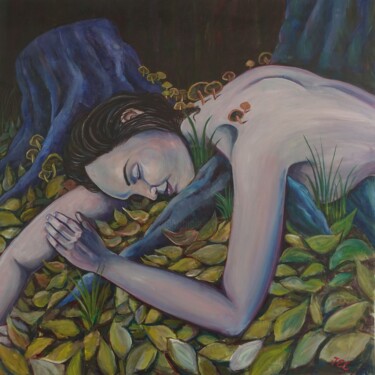 Peinture intitulée "Summer dream #3" par Jeudi Lee, Œuvre d'art originale, Acrylique