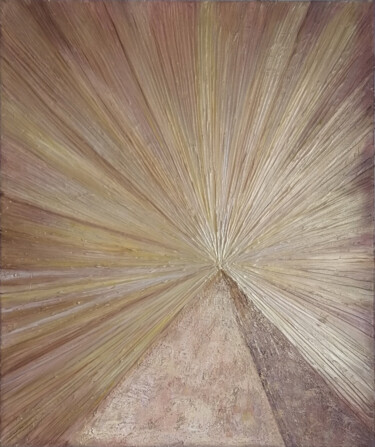 Ζωγραφική με τίτλο "Pyramid" από Jevika, Αυθεντικά έργα τέχνης, Ακρυλικό