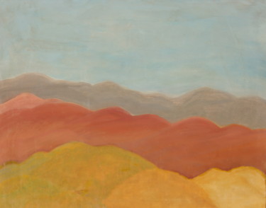 Malerei mit dem Titel "Lanscape (4535)" von J.F. Broedelet, Original-Kunstwerk, Acryl