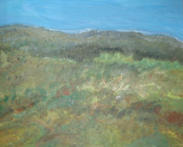 Schilderij getiteld "Landscape (4567)" door J.F. Broedelet, Origineel Kunstwerk, Olie