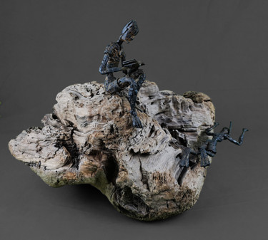 Holiday rock Sculpture intitulée "Holiday rock" par Jean-François André, Œuvre d'art originale, Métaux