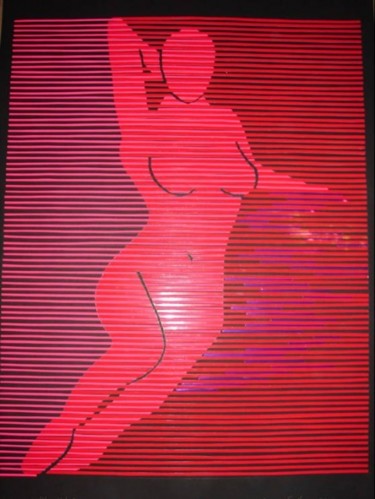 Peinture intitulée "nude2" par Jean-François Caillarec, Œuvre d'art originale