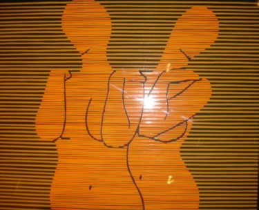 Peinture intitulée "nude4" par Jean-François Caillarec, Œuvre d'art originale