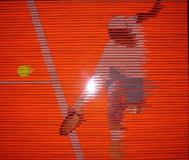 Peinture intitulée "tennis3" par Jean-François Caillarec, Œuvre d'art originale