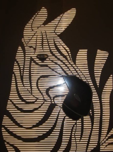 Dessin intitulée "zebre 1" par Jean-François Caillarec, Œuvre d'art originale