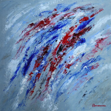 Painting titled "abstrait N° 1264" by Jean-François Clemenceau, Original Artwork, Acrylic