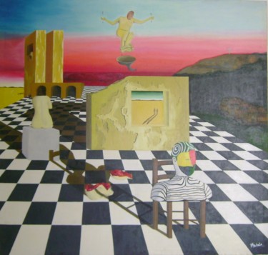 Pintura intitulada "O Filho do Homem" por Jfmachado, Obras de arte originais, Óleo