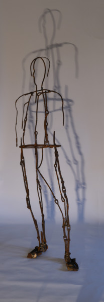 Sculpture titled "Homme de ligne n°1" by Petitperrin, Original Artwork