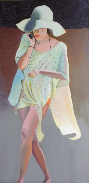 Peinture intitulée "Devine où je suis" par Jean François Consoli (Lejef), Œuvre d'art originale, Acrylique
