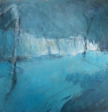 Painting titled "aux confins du conf…" by Jean-François Taburet, Original Art, Acrylic Mounted on artwork_cat.