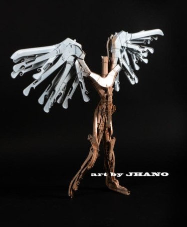 Sculpture intitulée "Ange I" par Jhano, Œuvre d'art originale, Plastique