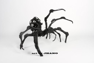 Sculpture intitulée "Mother Spider" par Jhano, Œuvre d'art originale, Plastique