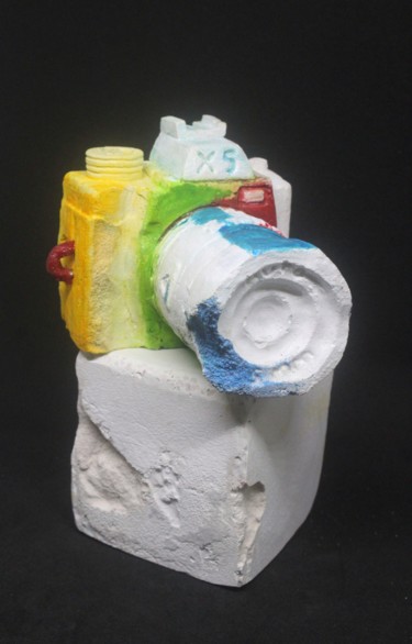 Sculpture titled "Cam One" by Jenny Hee, Original Artwork, Concrete